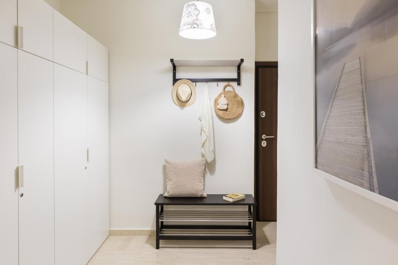Effie'S Cozy Beach Front Apartment Rethymno  Bagian luar foto